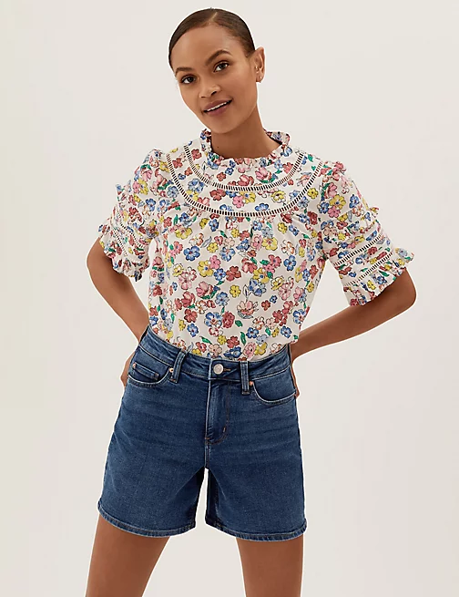 Short en jean