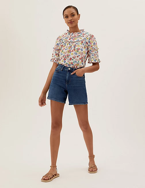 Short en jean